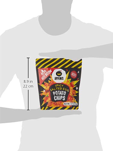 IRVINS Salted Egg Potato Chips HOT BOMB 105g - Sari X Sari