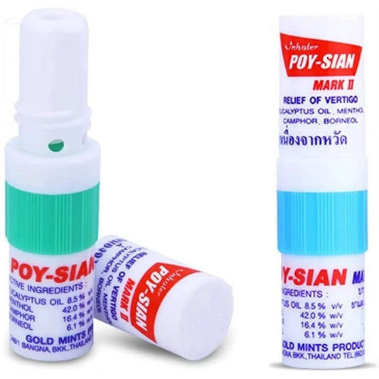 Poy-Sian Mark II Menthol Nasal Inhaler 6 Pack - Sari X Sari
