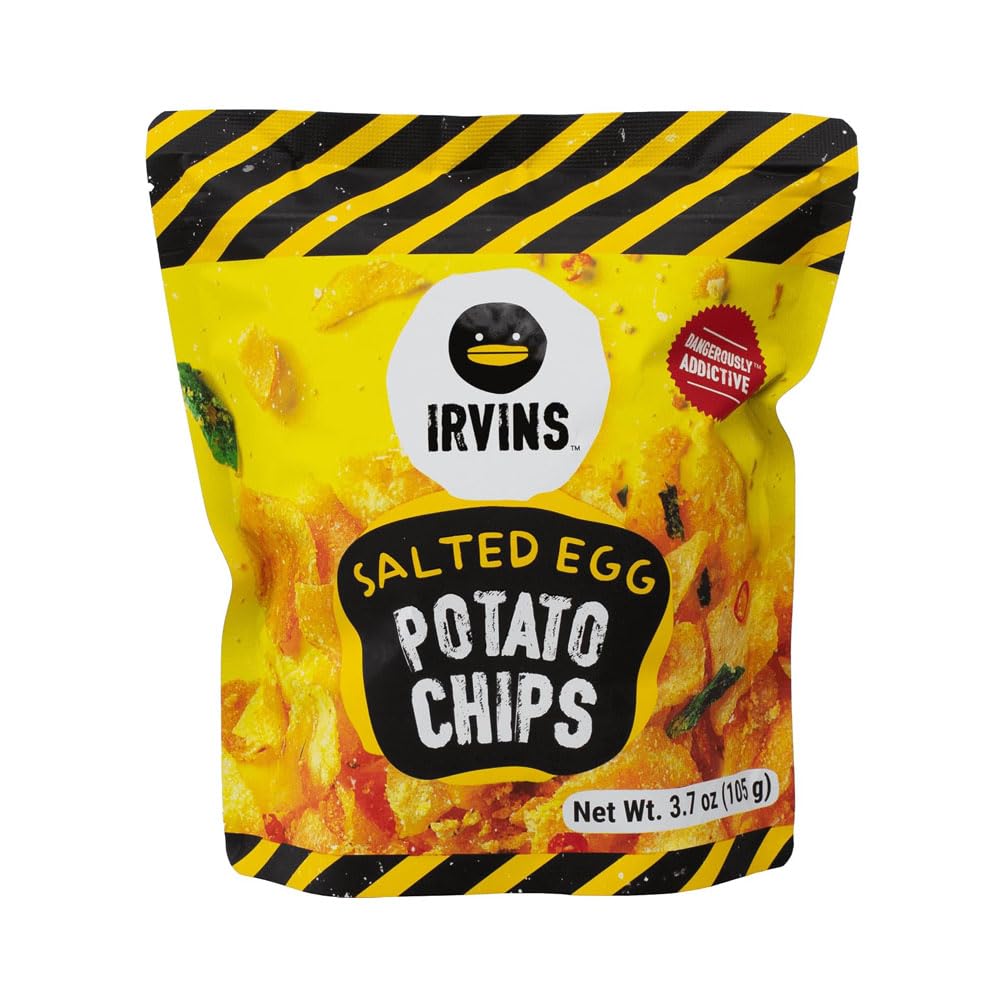 IRVINS Salted Egg Potato Chips Crisps 105g (Pack of 3) - Sari X Sari