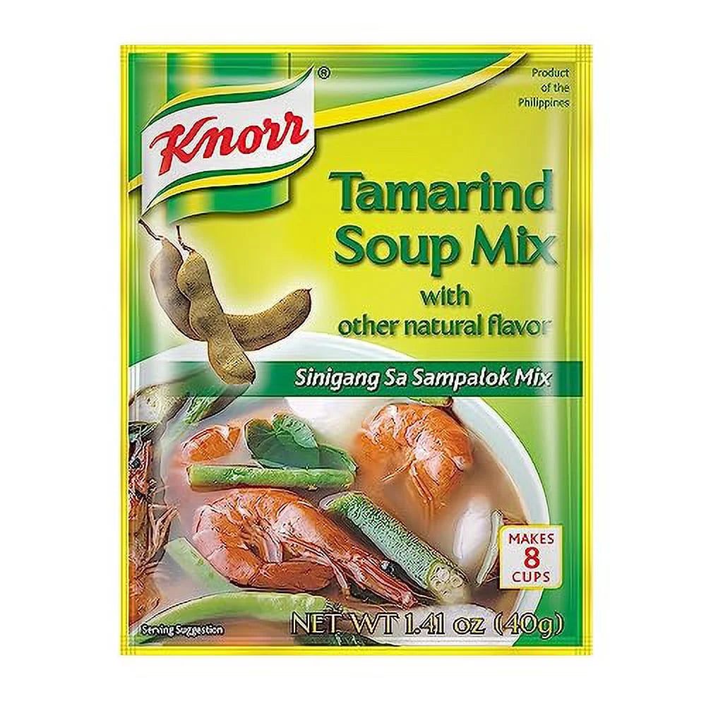 Knorr Tamarind Soup Mix (Sinigang sa Sampalok Mix) 1.41oz (40g), Pack of 12 - Sari X Sari
