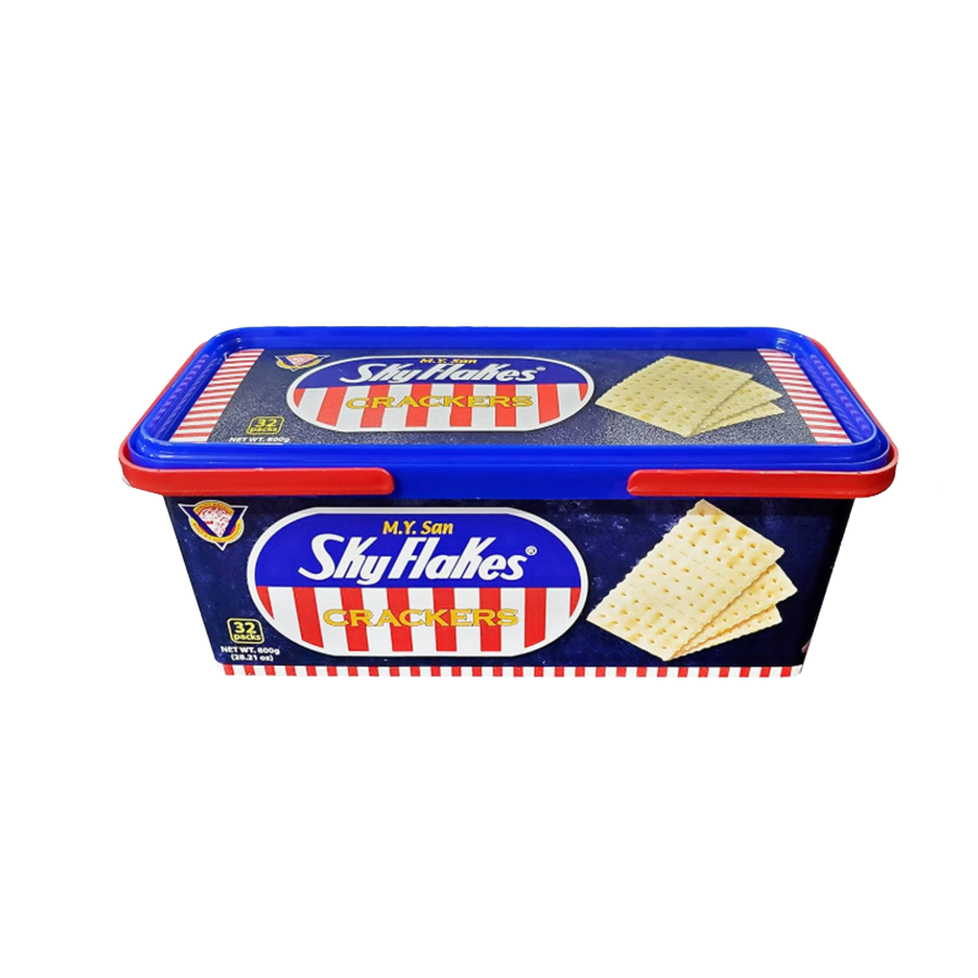 M.Y. San SkyFlakes Philippino Crackers 32 Packs 800g SET of 2