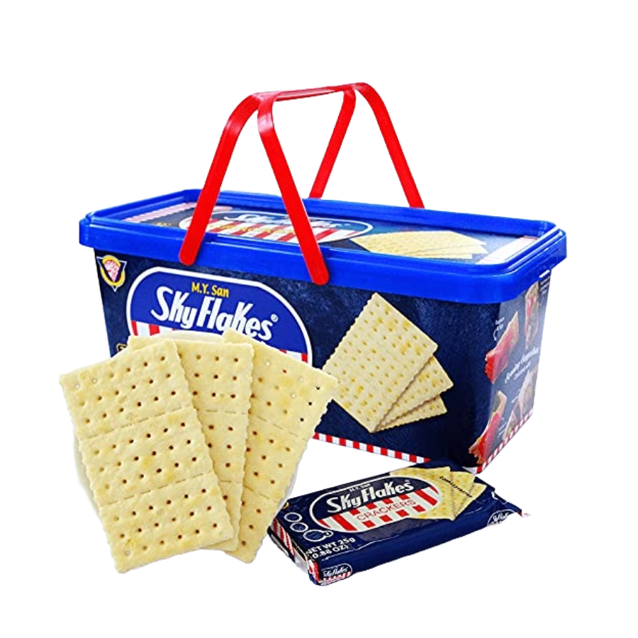 M.Y. San SkyFlakes Philippino Crackers 32 Packs 800g SET of 2 - Sari X Sari