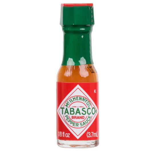 Tabasco Mini Hot Sauce Bottles - 16 Pack, Travel Size - Sari X Sari