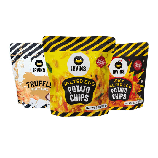 IRVINS Truffle Potato Chips Crisps | Premium Hand Cooked | Whole Ingredients | 2.5 oz (Pack of 3)