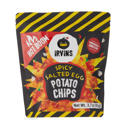 IRVINS Salted Egg Potato Chips HOT BOMB 105g - Sari X Sari