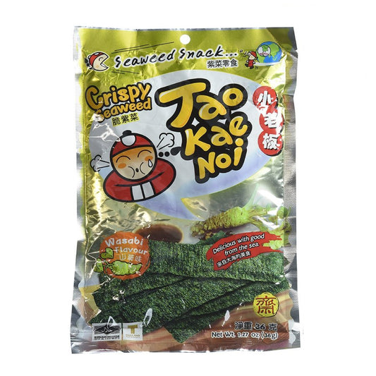 Tao Kae Noi Seaweed Wasabi Flavor (6 Packs) - Sari X Sari