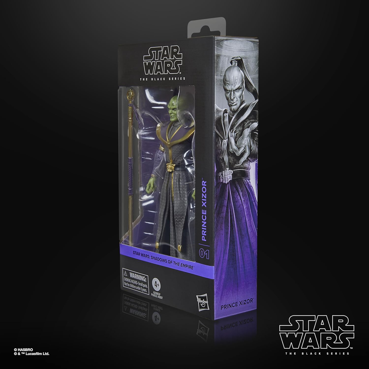 STAR WARS The Black Series Prince Xizor, Shadows of The Empire Premium Collectible 6 Inch Action Figure - Sari X Sari