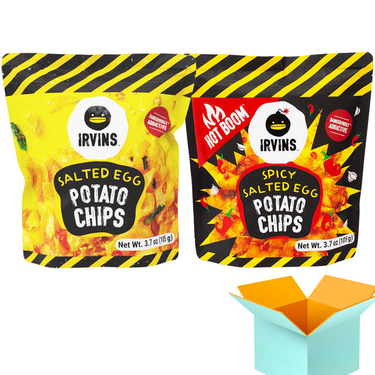 Irvins Salted Egg Potato Chips - Salted Egg (2-Pack) | Salted Egg Potato Chips | Singapore Salted Egg Potato Chips - Sari X Sari